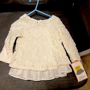 Rare Editions, off White/cream color, size 18 months